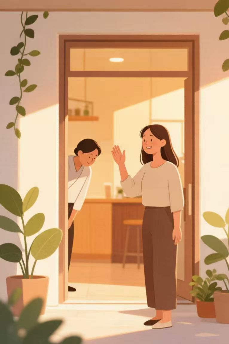 9.お見送り